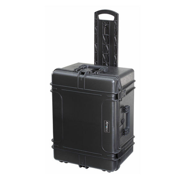 SP PRO 620H340TR Black Trolley Case, Empty w/ Convoluted Foam in Lid, ID: L620xW460xH340mm