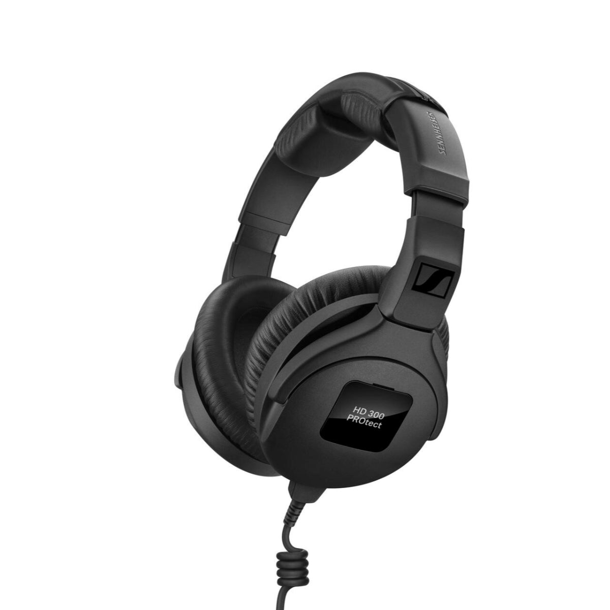 Sennheiser HD 300 PROtect Broadcast Headphones, Circumaural, ActiveGard, 1.5m Cable, 3.5mm Jack