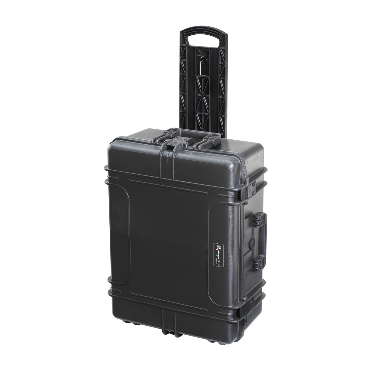 SP PRO 620H250TR Black Trolley Case, Empty w/ Convoluted Foam in Lid, ID: L620xW460xH250mm