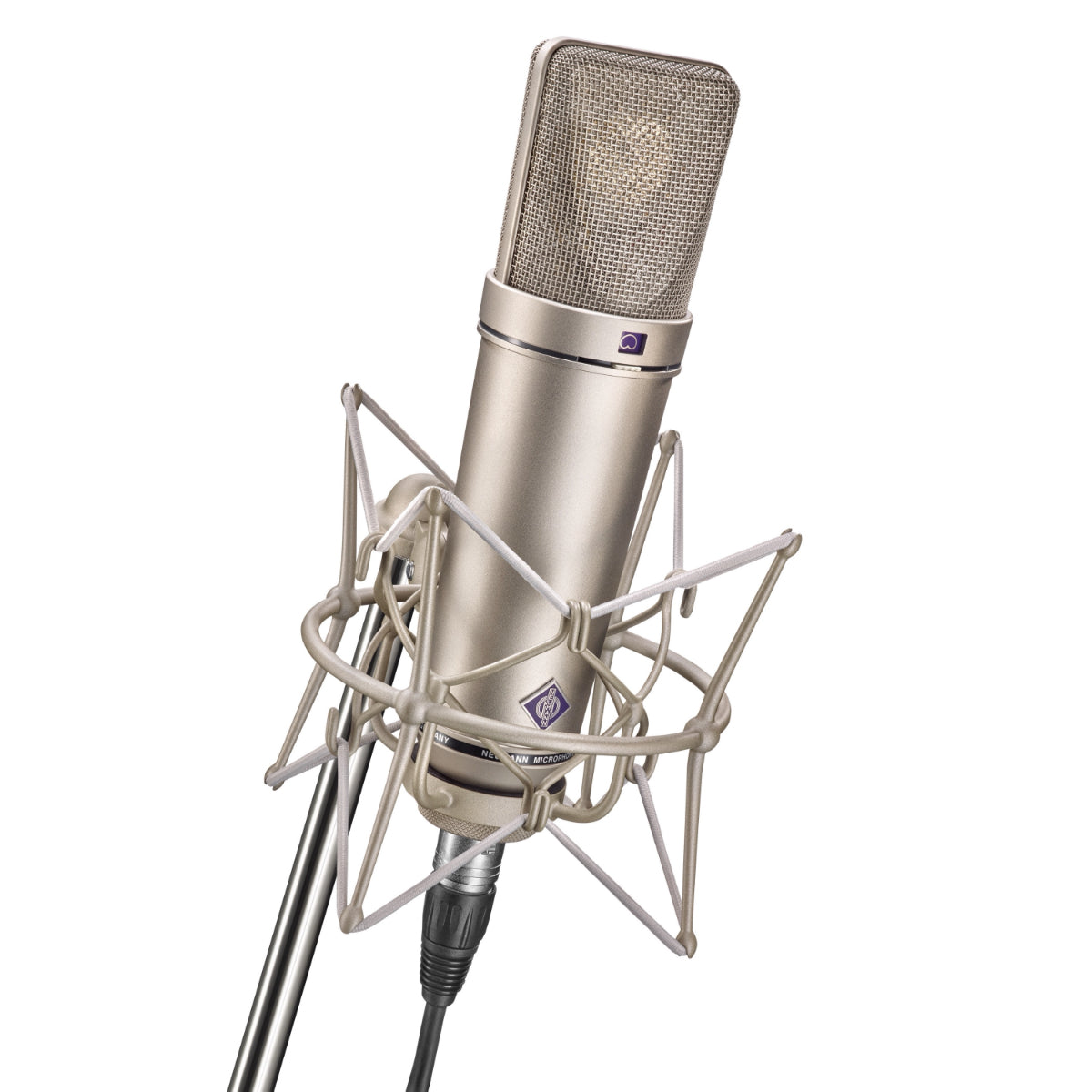 Neumann U 87 Ai Studio Set Nickel Large Diaphragm Microphone, Omni, Cardioid, Figure-8