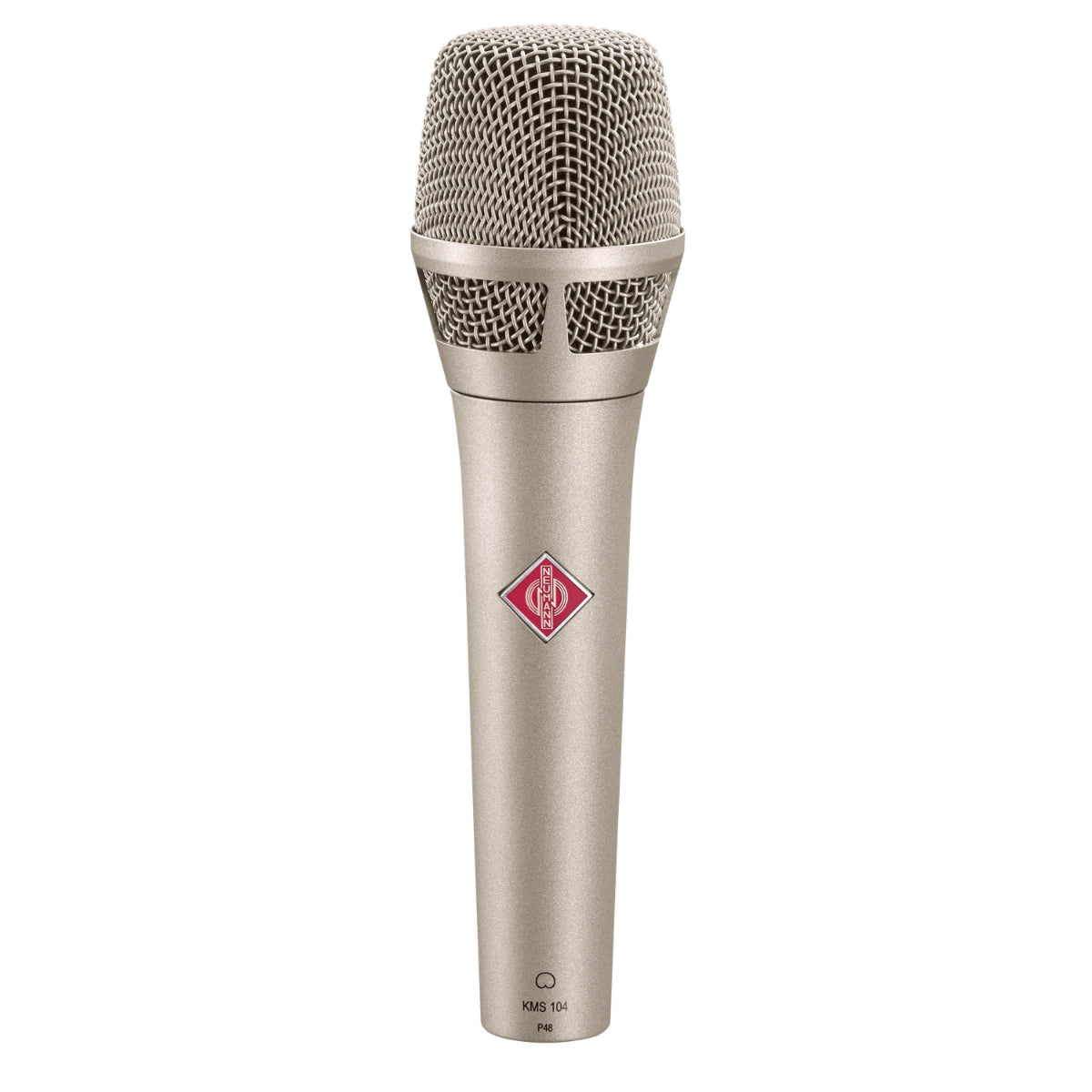Neumann KMS 104 Vocalist Microphone, Cardioid, Nickel, Condenser Mic Capsule