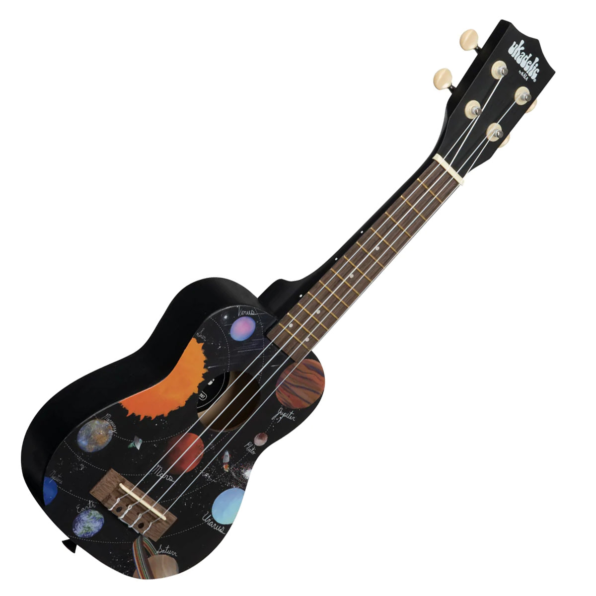 Kala UKSPACEDOUT Ukadelic Soprano Wood Ukulele - Spaced Out