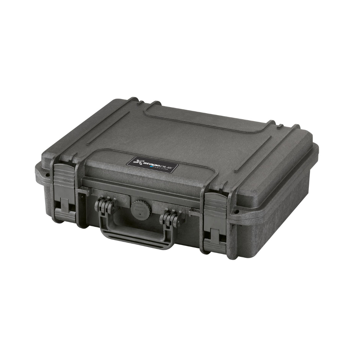 SP PRO 380H115 Black Carry Case, Empty w/ Convoluted Foam in Lid, ID: L380xW270xH115mm