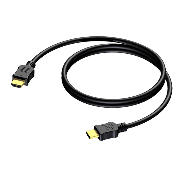 Procab BSV110 HDMI A male - HDMI A male with Ethernet - 30 AWG - 2M