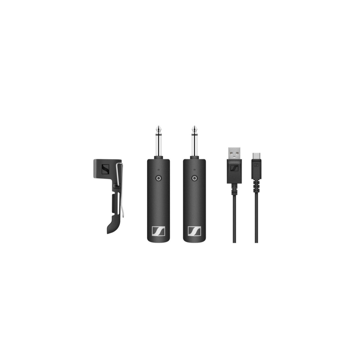 Sennheiser XSW-D Instrument Base Set, Instrument RX, Instrument TX, Belt-clip, USB-A to USB-C Cable