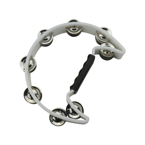 Ashton HNT16SWH White Hand Tambourine