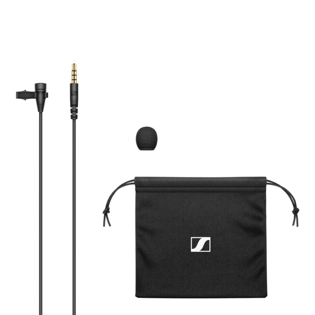 Sennheiser XS Lav Mobile, Omni-directional Lavalier Mic with 2m Cable & 3.5mm TRRS Connector