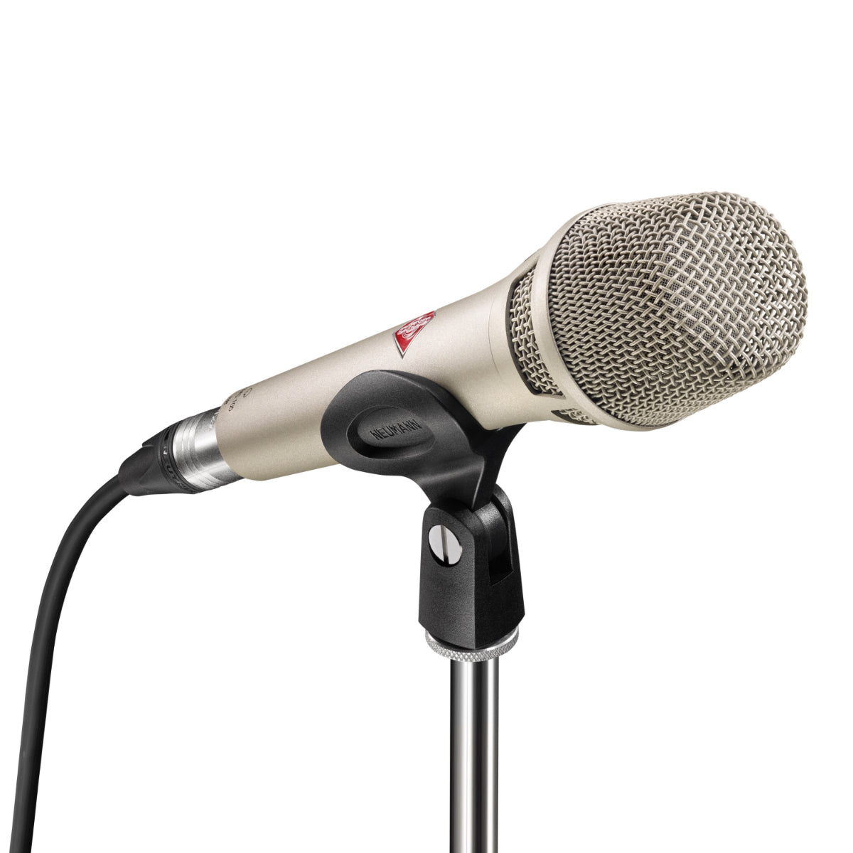 Neumann KMS 105 Vocalist Microphone, Super Cardioid, Nickel, Condenser Mic Capsule