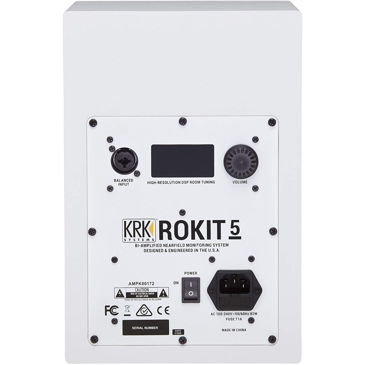 KRK Rokit 5 G4 5in Two Way Active Studio Monitor Each White