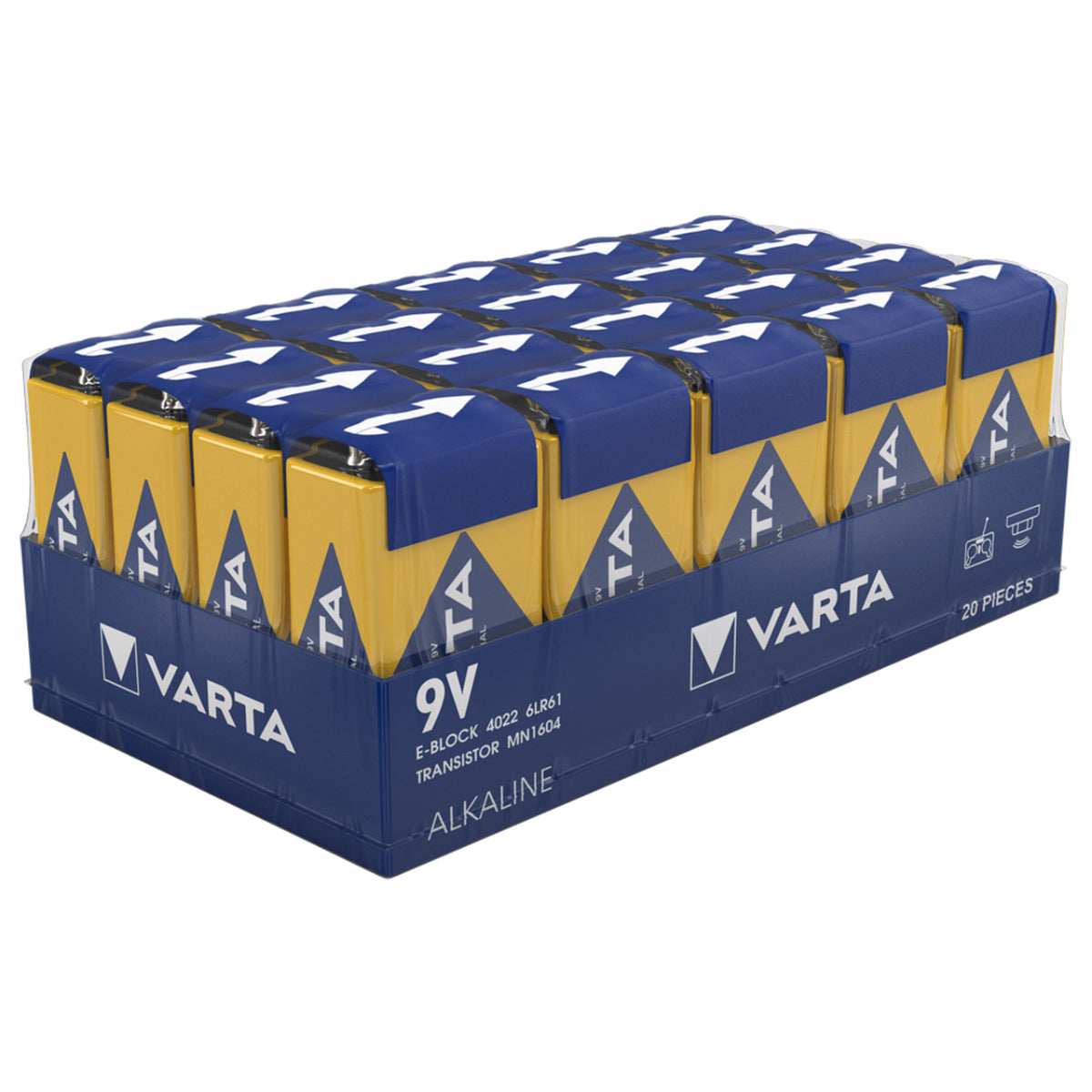 Varta Industrial Alkaline 9V Battery (min order is 20 units)