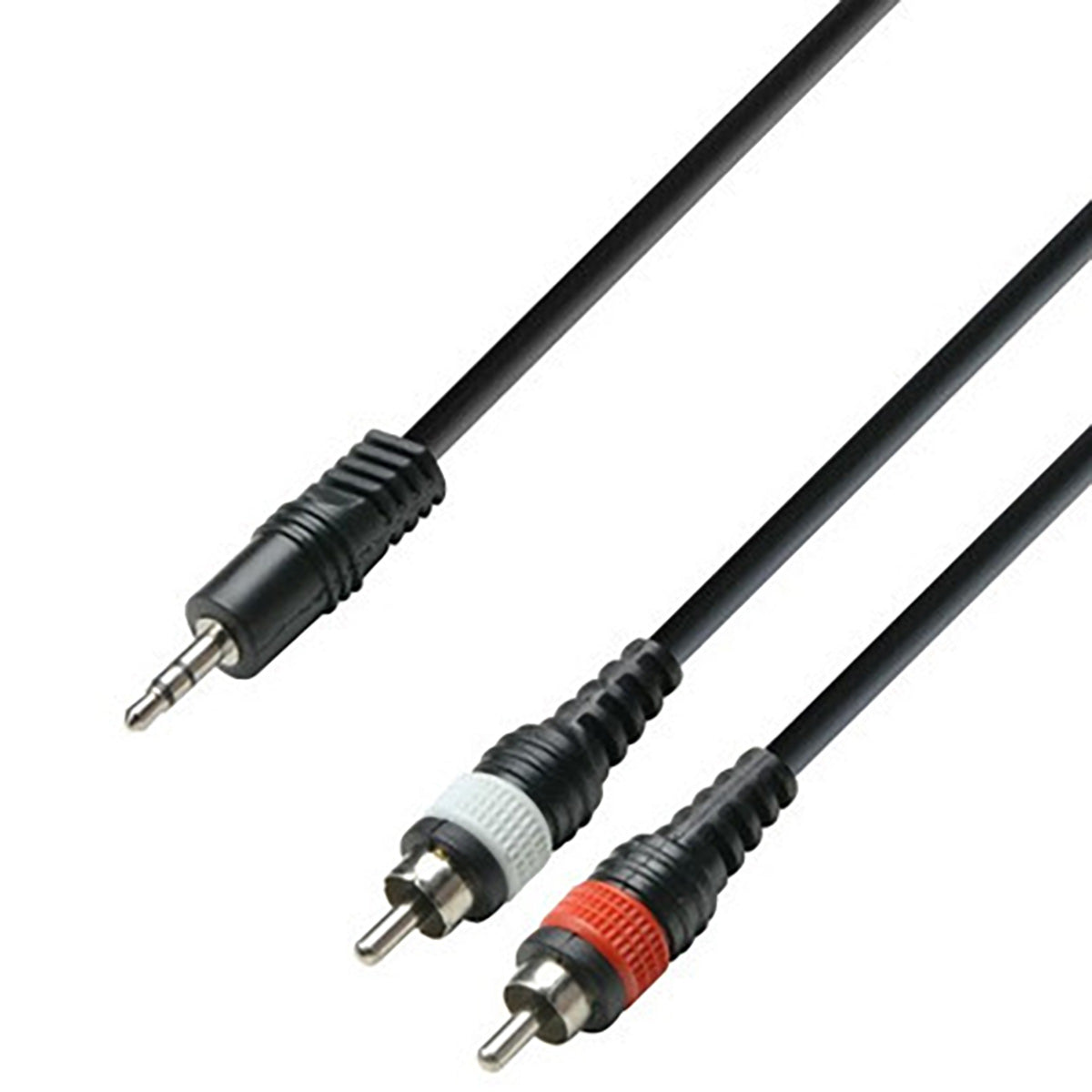 Adam Hall Cables K3 YWCC 0300 - Audio Cable 3.5mm Jack stereo to 2 x RCA male 3m