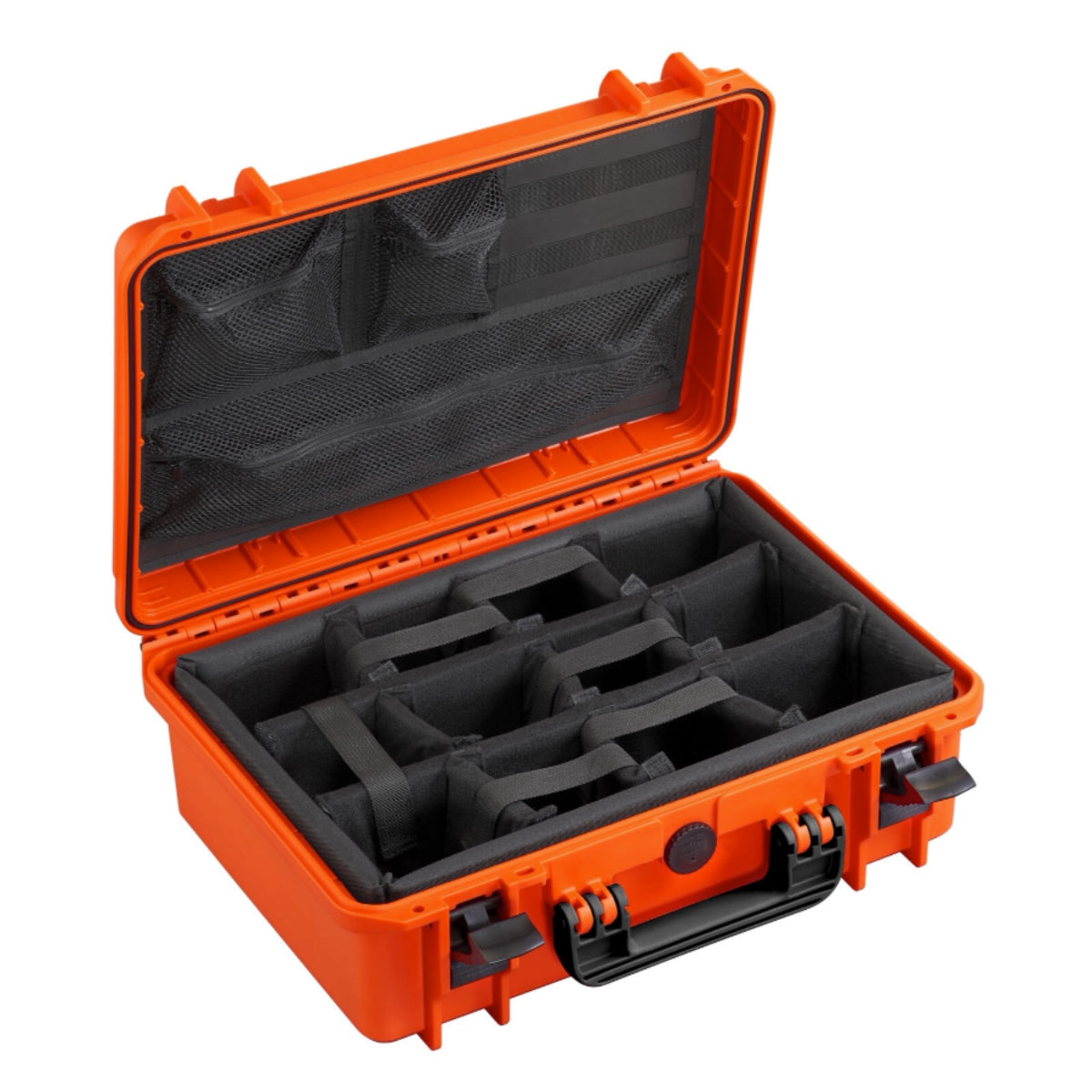 SP PRO 430CAMORG Orange Carry Case, Padded Dividers + Lid Organizer, ID: L426xW290xH159mm