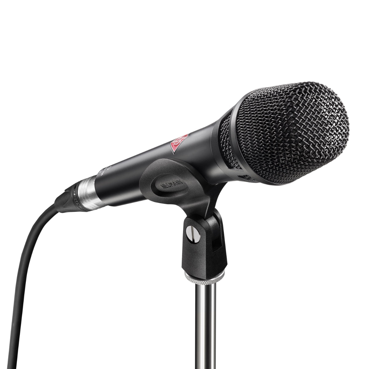 Neumann KMS 105 BK Vocalist Microphone, Super Cardioid, Black, Condenser Mic Capsule