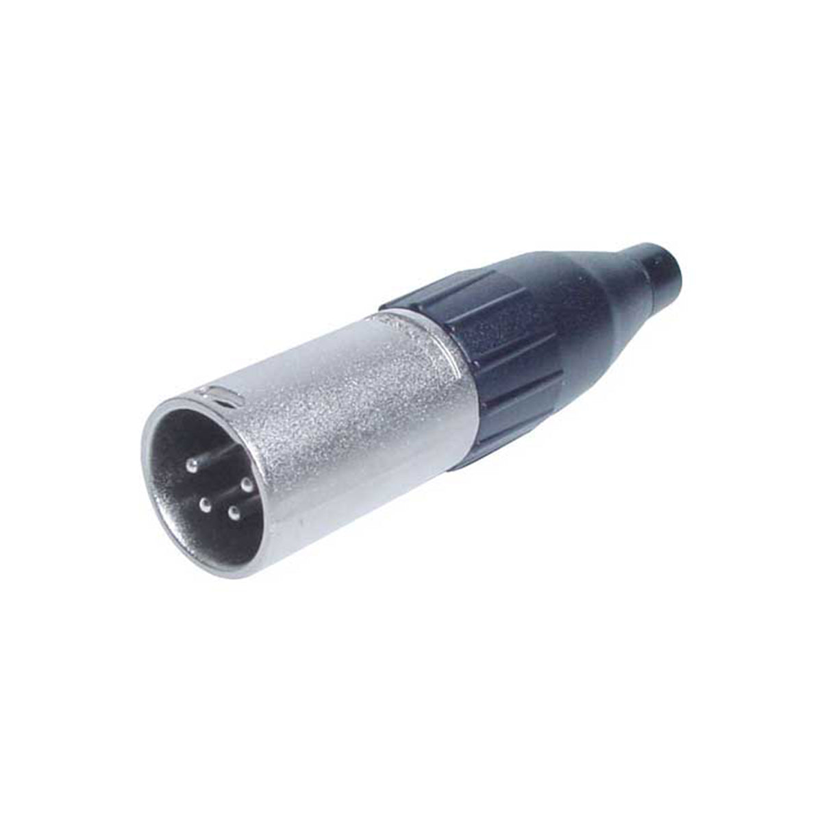 Amphenol Male XLR 4 Inline Machined contacts Nickel finish