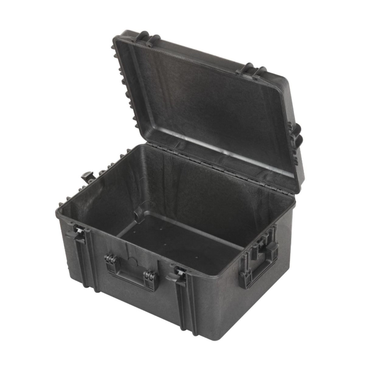 SP PRO 620H340 Black TR Case w/o Ext. Handle, Empty w/ Convoluted Foam in Lid, ID: L620xW460xH340mm